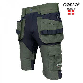 Šortai Pesso Titan Flexpro KB125Z ,žali