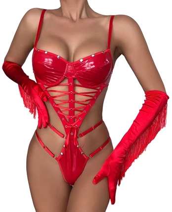 Seksualus bodis Time for Pleasure, raudona XL