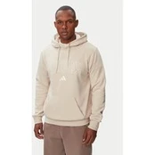 adidas Džemperis Collegiate Script Graphic Hoodie KC7185 Smėlio Regular Fit