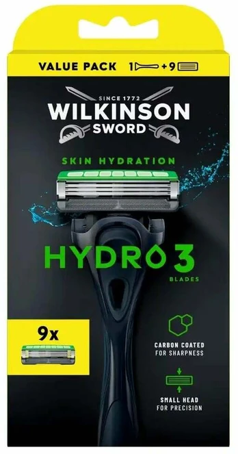 Skustuvas, rinkinys Wilkinson Sword Hydro 3, 10 vnt