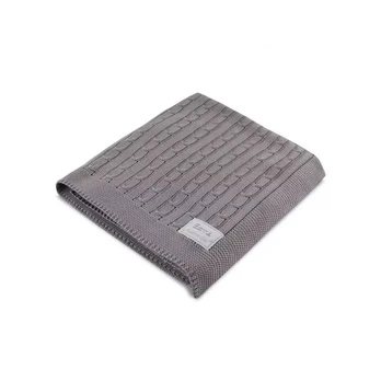 EWA 916570 Antklodė bambuko pilka pledas