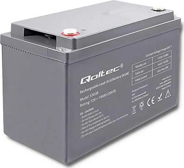 QOLTEC 53038 Qoltec Baterija AGM 12V 100Ah max.30A