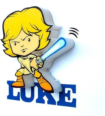 Star Wars Luke Skywalker 3D Light FX mini lamp