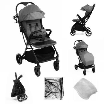 Kidnort Fjällräv Grey Vaikiškas vežimėlis