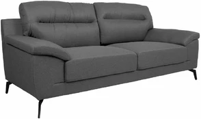 Fotelis Sofa ENZO 3-seater, dark pilkas kaina