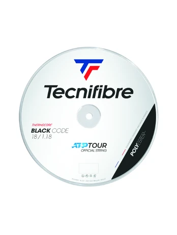 TECNIFIBRE Juodas CODE 18/1.18mm stygos teniso raketei