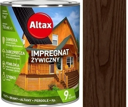 Altax dervų impregnantas medienai 0,75l Palisandras