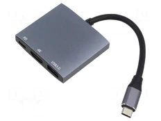 Hub USB | HDMI socket,USB A socket,USB C socket,USB C plug kaina