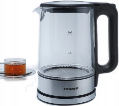 Virdulys Elektrinis arbatinukas su Led apšvietimu, 1.7l
