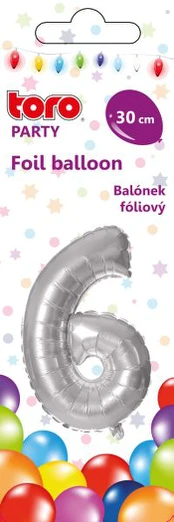 Balionas skaičius Toro Party 6, sidabro sp.