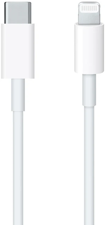 iPhone USB-C į Lightning laidas – – 1 metras – Baltas