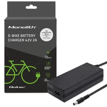 Įkroviklis elektriniam dviračiui Qoltec