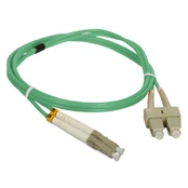 Patch cord MM OM3 LC-SC duplex 50/125 1.0m ALANTEC kaina