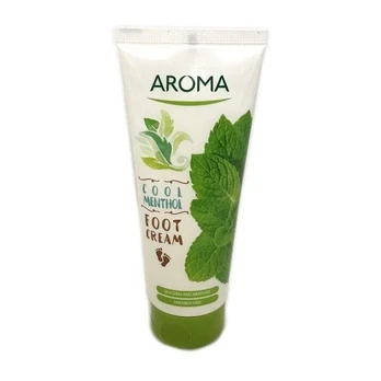 Vėsinamasis pėdų kremas su mentoliu Aroma, 75 ml
