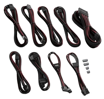 Laidas Cablemod C-Series AXi/HXi/RM, juoda/raudona