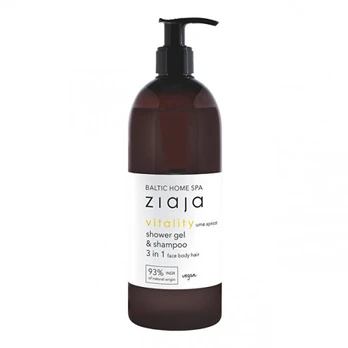 Ziaja - Sprchový gel a šampon 3v1 500ml