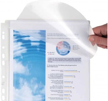 Exacompta 5503E, 210 x 297 mm (A4), Transparent, Polypropylene (PP), Portrait, Top, 210 mm