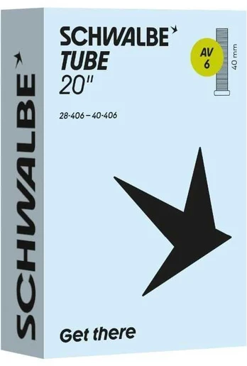 SCHWALBE AV6 20'' x 1,1 - 1,6 (28-40x406) Schrader 40 mm