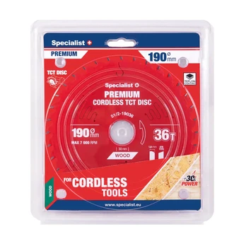 SPECIALIST+ pjovimo diskas Cordless 190x36Tx30mm