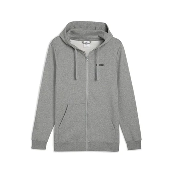 PUMA laisvalaikio džemperis vyrams PUMA ESS Small Logo Full-Zip TR Medium - 68677603, pilkas