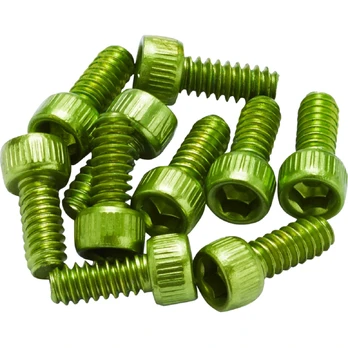 Reverse Components Alu Medium 11 mm varžteliai Escape Pro, Black One, Base pedalams | Light Green
