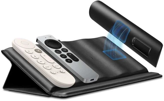 Dėklas Spigen Universal Remote Control Organizer Pad, juodas