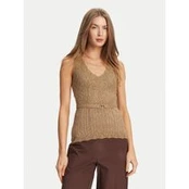 TWINSET Marškinėliai 251TT3195 Smėlio Slim Fit