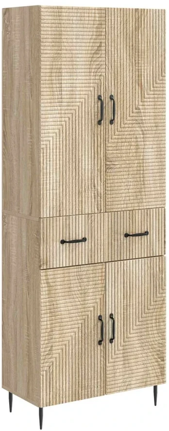 Spintelė 2 pcs Sonoma ąžuolas 66 x 34,5 x 89,5 cm