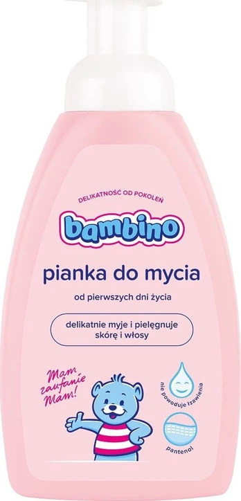 Plaukų ir kūno prausiklis kūdikiams Bambino, 500ml