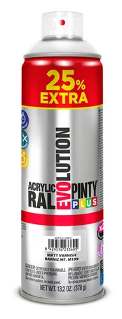 Akrilinis purškiamas matinis lakas PintyPlus Evolution 500ml
