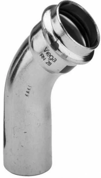 Viega Łuk 45° Prestabo su SC-Contur 54mm 1K - 558390