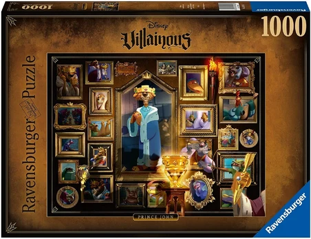 Puzzle 1000 Villainous: Prince John - RAVENSBURGER dėlionė