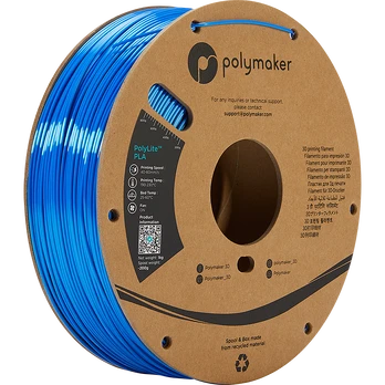 Polymaker PolyLite PLA - 1kg - 1.75mm - Silk Mėlyna