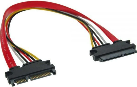 InLine SATA 22-pin - SATA 22- pin, 0.5m, Multicolor (29652B)