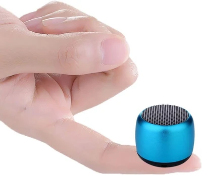 Eageroo Bluetooth mini kolonėlė, nešiojama kolonėlė, stereo garsas su deep bass technologija, mėlyna