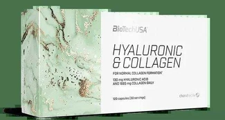 Biotech Hyaluronic & Collagen 120 kaps.
