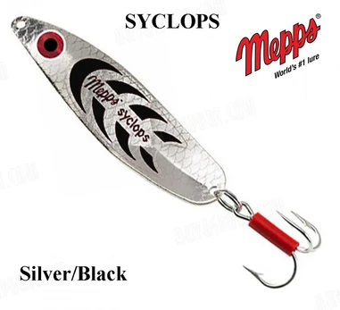 Blizgė Mepps Syclops Sidabrinis/Juodas