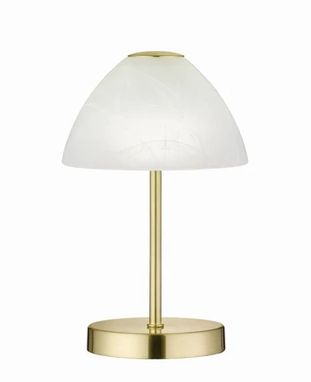 TRIO-Lighting Queen LED table lamp matt brass gaismeklis