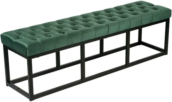 Mville Suoliukas "Polson" aksominis juodas 150 cm