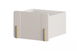 Wall Mounted Night Stand Malmi - Cashmere / Crema Bianca / Gold kaina
