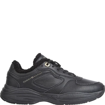 Laisvalaikio bateliai moterims, Juoda, Chunky winter runner leisure