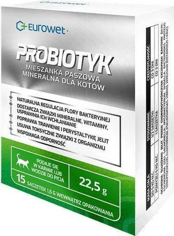 EUROWET Eurowet Probiotic katėms - 1,5 g pakelis