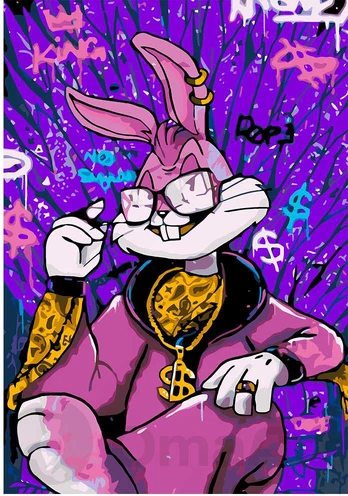 Omaart Bugs Bunny 50x35