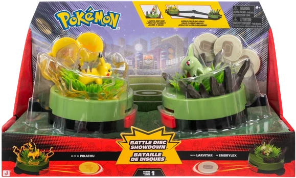 Pokémon - Battle Disc Showdown Pikachu vs Larvitar (PKW4879)