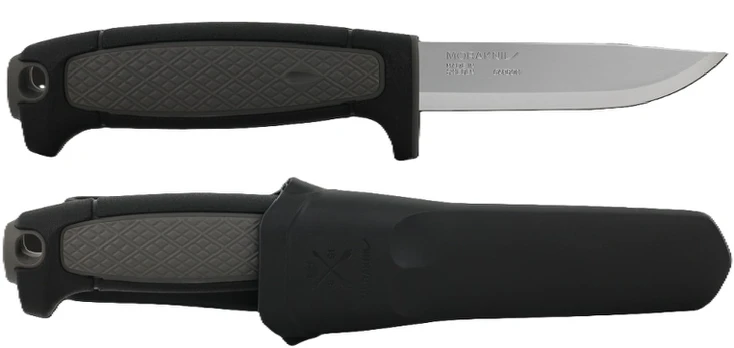 Stovyklavimo peilis Morakniv Risberg (C) Black Skies