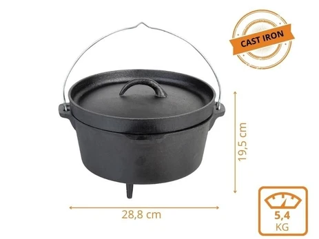 6.5 l Ketaus kazanas Dutch-Oven