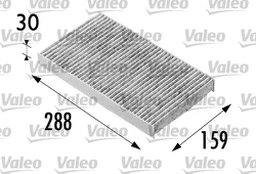 Filtras, salono oras VALEO 698687