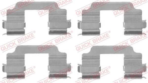 QUICK BRAKE QB109-1709 Brake pad fitting kit