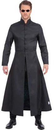 Smiffys The Matrix Neo švarko kostiumas
