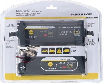 „Dunlop Dunlop“ - intelektualusis lygintuvas / įkroviklis 3.8a 6-12 V